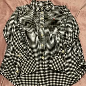 Boys checkered Ralph Lauren button up.